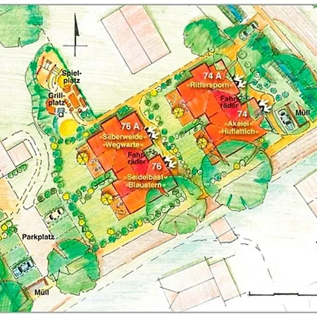 아파트 Domizil Am Ostseewald, Fw Wegwarte *